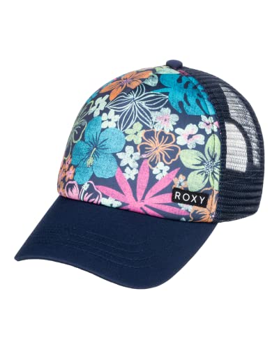 Roxy Mädchen Trucker-Mütze aus Kokosnuss Hut, Mood Indigo Tropical Rays 232, Einheitsgröße von Roxy