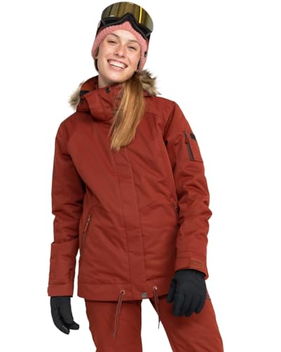 Roxy Meade - Technical Snow Jacket for Women - Funktionelle Schneejacke - Frauen - Braun. von Roxy