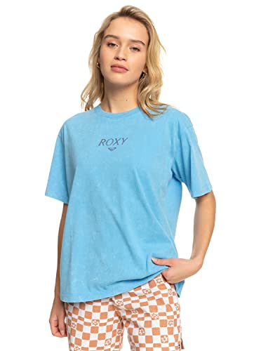 Roxy Moonlight Sunset A - Oversized Boyfriend T-Shirt for Women - Oversize Boyfriend-T-Shirt - Frauen - M - Blau. von Roxy