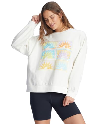 Roxy Morning Hike - Sweatshirt for Women - Sweatshirt - Frauen - L - Weiss. von Roxy