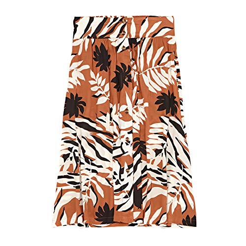 Roxy Never Been Better - Midi Skirt for Women - Midirock - Frauen - XS - Orange. von Roxy