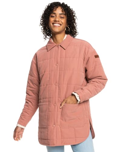 Roxy Next Up - Quilted Jacket for Women - Gesteppte Jacke - Frauen - L - Rosa. von Roxy