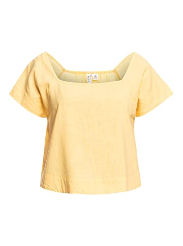 Roxy Ocean Amor - Short Sleeve Top for Women - Kurzärmliges Oberteil - Frauen - M - Orange. von Roxy