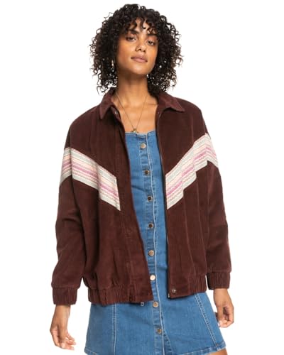 Roxy Ocean Talk - Corduroy Jacket for Women - Kordjacke - Frauen - Rot. von Roxy