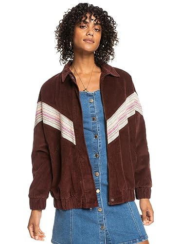 Roxy Ocean Talk - Corduroy Jacket for Women - Kordjacke - Frauen - XS - Rot. von Roxy