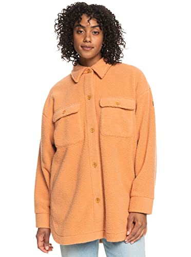 Roxy Over and Out - Fleece for Women - Fleece - Frauen - M - Braun. von Roxy