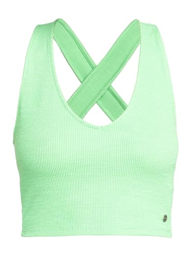 Roxy Please Come Back - Cropped Top for Women - Crop Top - Frauen - M - Grün. von Roxy