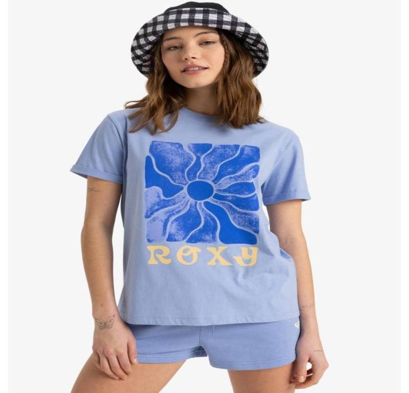 Roxy Print-Shirt Roxy Oceanregular Poster - T-Shirt für Frauen S, Grapemist von Roxy