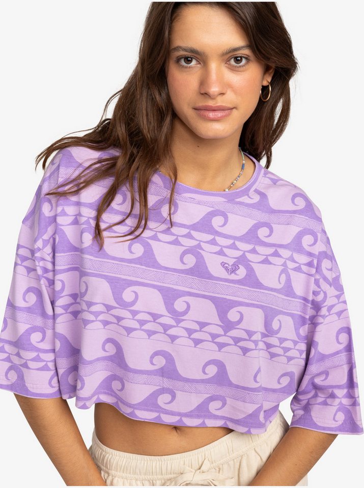 Roxy Print-Shirt The Bright Sun - Kürzeres Top für Frauen von Roxy