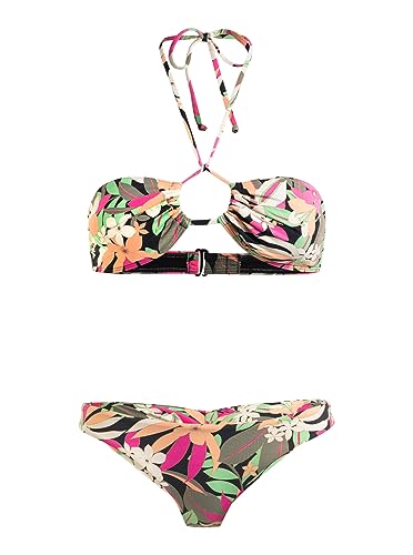 Roxy Printed Beach Classics - Zweiteiliges Bikini-Set für Frauen Schwarz von Roxy