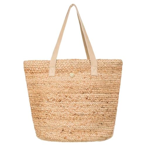 Roxy Ritual Kiss - Straw Beach Bag for Women - Strandtasche aus Stroh - Frauen - One size - Gelb. von Roxy