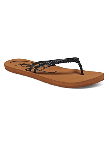 Roxy Roxy Cabo Flip Flops Damen Zehentrenner, Schwarz (Black), 38 EU von Roxy