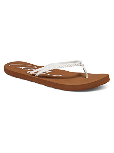 Roxy Roxy Cabo Flip Flops Damen Zehentrenner, Weiß (White), 36 EU von Roxy