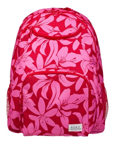 Roxy Shadow Swell Printed - Medium Backpack for Women - Mittelgroßer Rucksack - Frauen - One Size - Rot. von Roxy