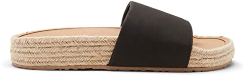 Roxy Slippy - Slider Sandals for Women - Badeschuhe - Frauen - 38 - Schwarz. von Roxy