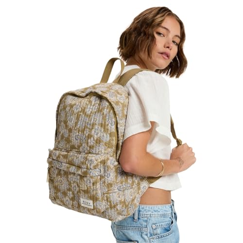 Roxy So Comfy - Medium Backpack for Women - Mittelgroßer Rucksack - Frauen - One Size - Beige. von Roxy