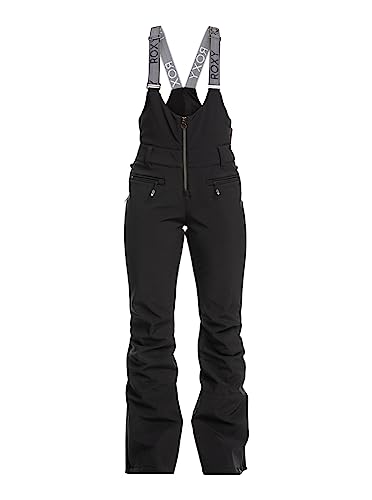 Roxy Summit - Technical Snow Bib Pants for Women - Funktionelle Schneelatzhose - Frauen - S - Schwarz. von Roxy