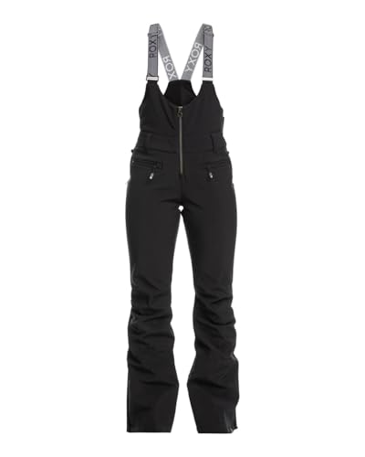 Roxy Summit - Technical Snow Bib Pants for Women - Funktionelle Schneelatzhose - Frauen - S - Schwarz. von Roxy