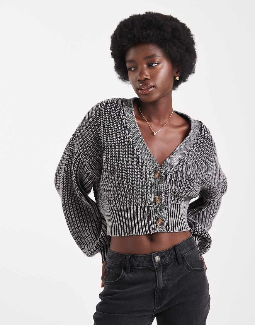 Roxy - Sundaze - Strickjacke in verwaschenem Phantom-Schwarz von Roxy