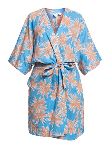 Roxy Sunny Moments - Kimono Cover Up for Women - Kimono Cover Up - Frauen - M/L - Blau. von Roxy