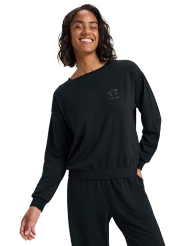 Roxy Surfing by Moonlight - Modal Blend Lounge Top for Women - Lounge-Top aus Modalmix - Frauen - XL - Schwarz. von Roxy