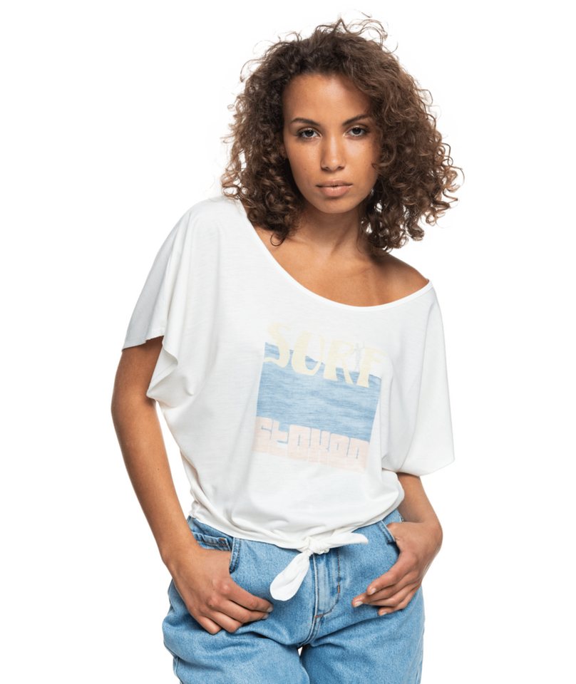 Roxy T-Shirt ROXY T-Shirt Born to be White von Roxy