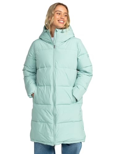 Roxy Test of Time - Long Hooded Puffa Jacket for Women - Lange Steppjacke mit Kapuze - Frauen - Blau. Roxy Test of Time - Long Hooded Puffa Jacket for Women - Lange Steppjacke mit Kapuze - Frauen - Blau. von Roxy