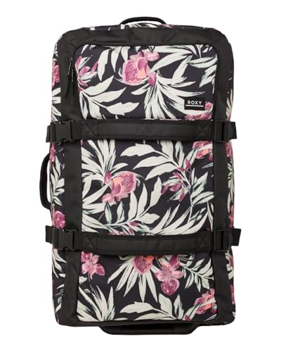 Roxy Travel Dreaming - Medium Wheelie Suitcase for Women - Mittlerer Koffer mit Rollen - Frauen - One Size - Schwarz. von Roxy