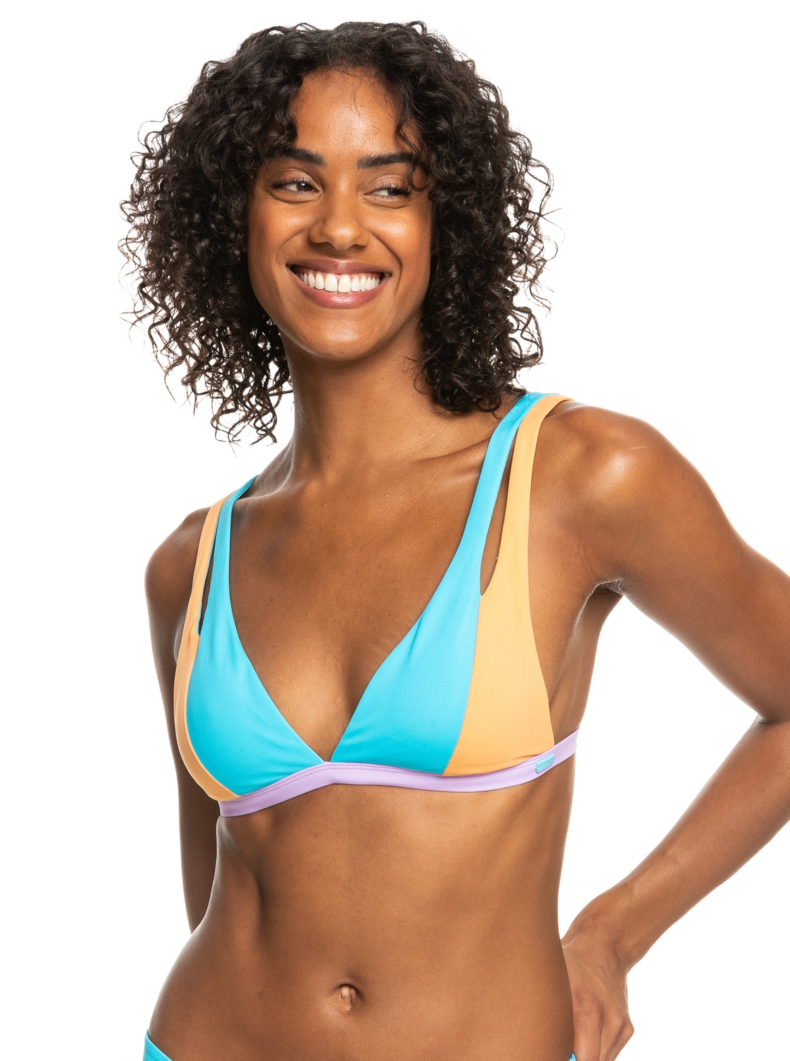 Roxy Triangel-Bikini-Top "Colorblock Party" Roxy Triangel-Bikini-Top "Colorblock Party" von Roxy