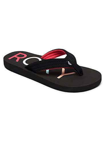 Roxy Vista - Flip-Flops for Girls - Sandalen - Mädchen - 34 - Schwarz. von Roxy