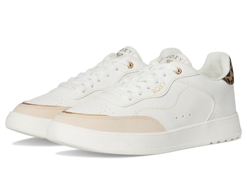 Roxy Vivianne Damen-Sneaker, Weiß / Leopardenmuster, 37.5 EU Roxy Vivianne Damen-Sneaker, Weiß / Leopardenmuster, 37.5 EU von Roxy