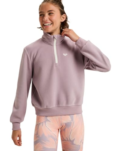 Roxy Waves of Warmth Half Zip - Sport Jumper for Women - Sportpullover - Frauen - M - Lila. von Roxy