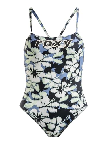 Roxy Women's Active Basic PT One Piece Swimsuit, WILD Wind Hibiscus Mirage, XS von Roxy