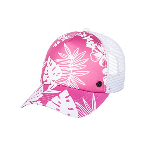 Roxy Women's Beautiful Morning Trucker Hat, Shocking Pink Hello Aloha 232 von Roxy