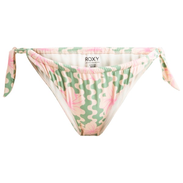 Roxy - Women's Hibiscus Daze Ties Moderate - Bikini-Bottom Gr L weiß von Roxy