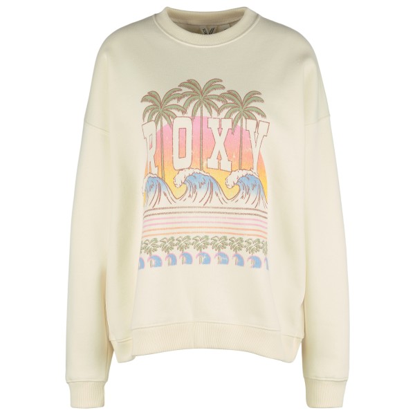 Roxy - Women's Line Up Oversized Crew L/S - Pullover Gr L;M;S;XL;XS;XXL weiß von Roxy