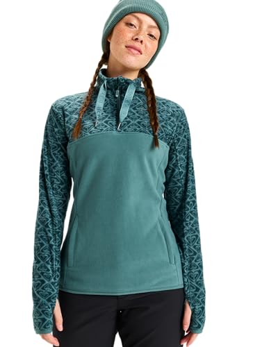 Roxy Women's SAYNA Half Zip Sweatshirt, SEA Pine ROXYGRAM Tonal, S von Roxy