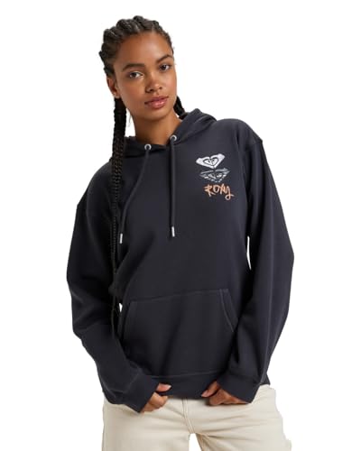 Roxy Women's SURF Stoked Hoodie Brushed A Pullover Sweater, Phantom, M von Roxy