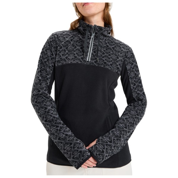 Roxy - Women's Sayna Half Zip - Fleecepullover Gr L schwarz von Roxy
