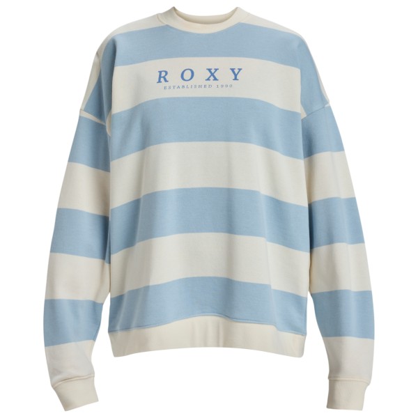 Roxy - Women's Strictly Stripes Oversized - Pullover Gr XXL grau von Roxy