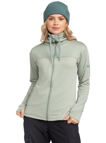 Roxy Women's VERTERE Full Zip Sweatshirt, Lily PAD, M von Roxy