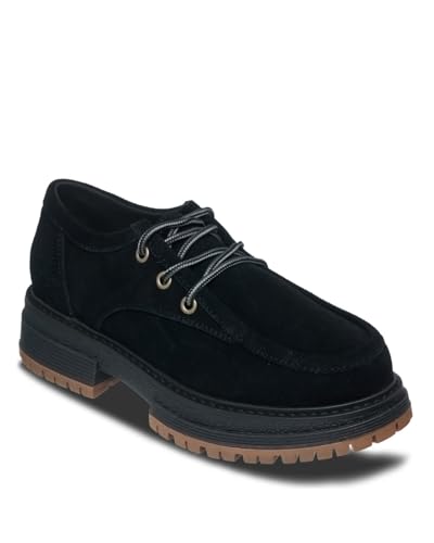 Roxy Work It Low - Leather Shoes for Women - Lederschuhe - Frauen - 37 - Schwarz. von Roxy