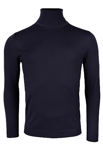 ROY ROBSON Herren Strickpullover Rundhals Pullover, Blau, Regular von Roy Robson