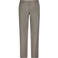 Roy Robson Anzughose aus Schurwolle und Stretch mit Pepita-Muster, Slim Fit in 106 von Roy Robson