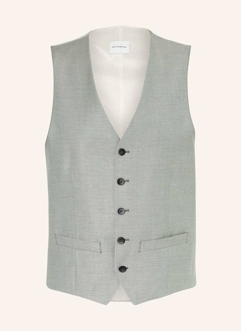 Roy Robson Anzugweste 24-05 Slim Fit gruen von Roy Robson