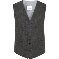 Roy Robson Anzugweste aus Schurwolle mit Fischgrätmuster in 27 von Roy Robson