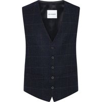 Roy Robson Anzugweste aus Schurwolle mit Fischgrätmuster in 56 von Roy Robson