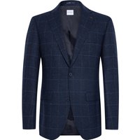 Roy Robson Einreihiges Sakko aus Schurwolle mit Karomuster in 102 von Roy Robson
