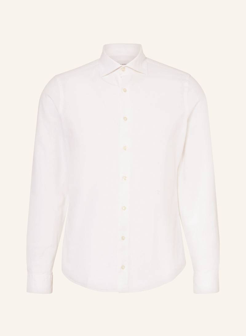 Roy Robson Hemd Slim Fit Mit Leinen weiss von Roy Robson
