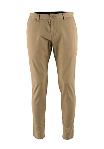 Roy Robson Herren Chinohose Stoffhose Regular Fit Stretch (98, Beige/Khaki) von Roy Robson